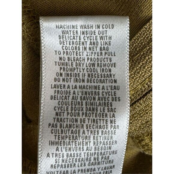 Vintage Juicy Couture Track Jacket S Brown Velour Spell Out Zip Hoodie Y2K USA - Picture 10 of 10